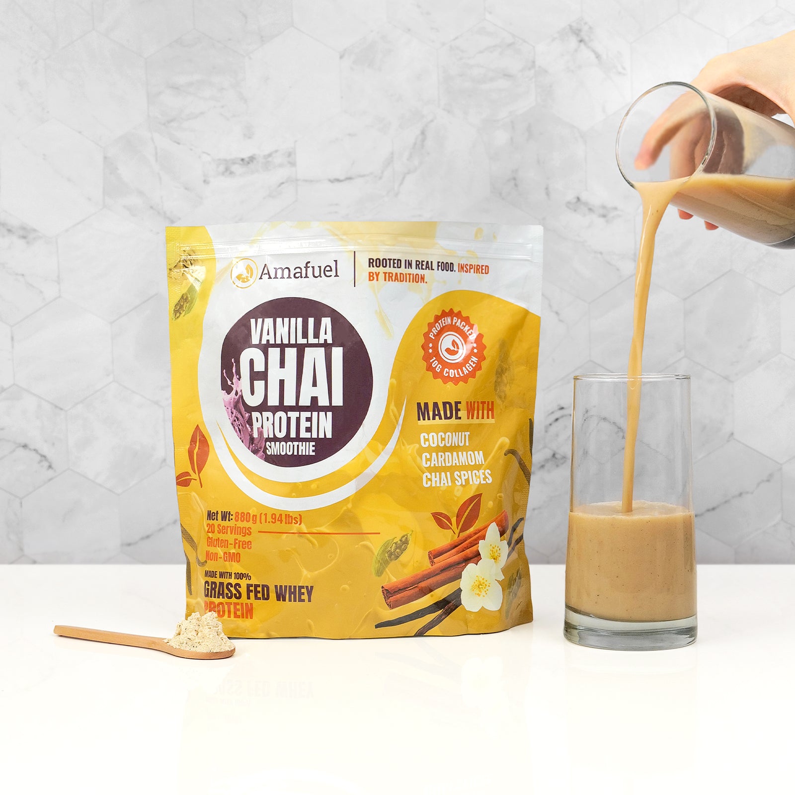 Vanilla Chai Protein Smoothie