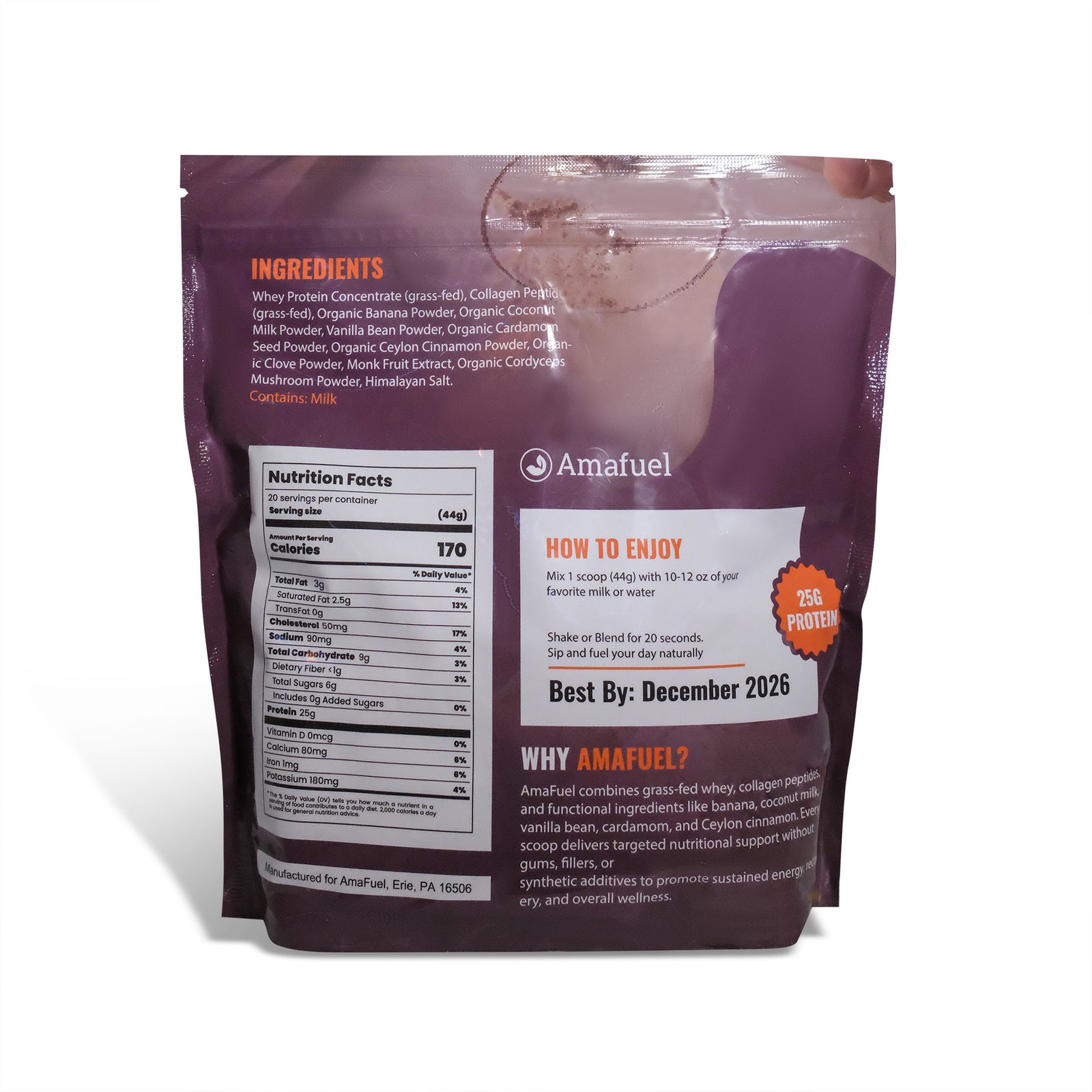 Vanilla Chai Protein Smoothie